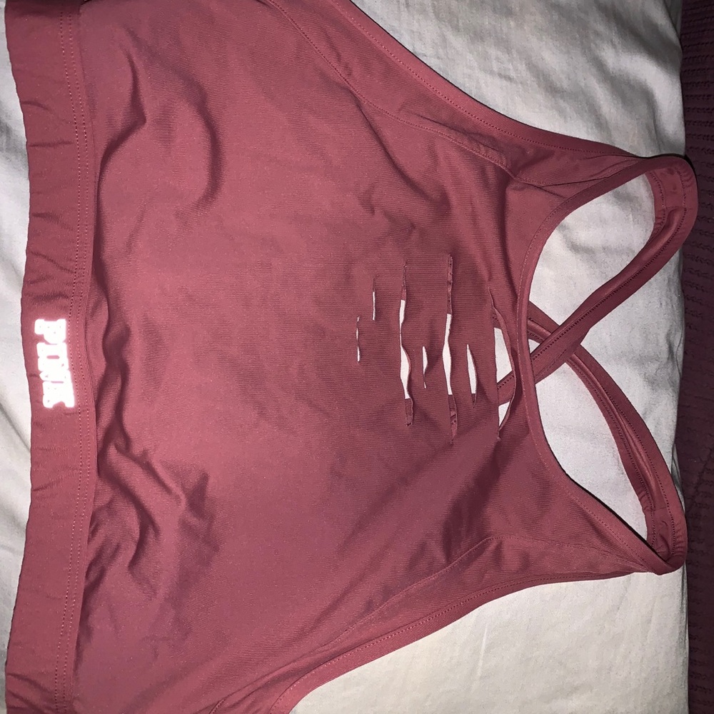 High Neck Crossback Sports Bra